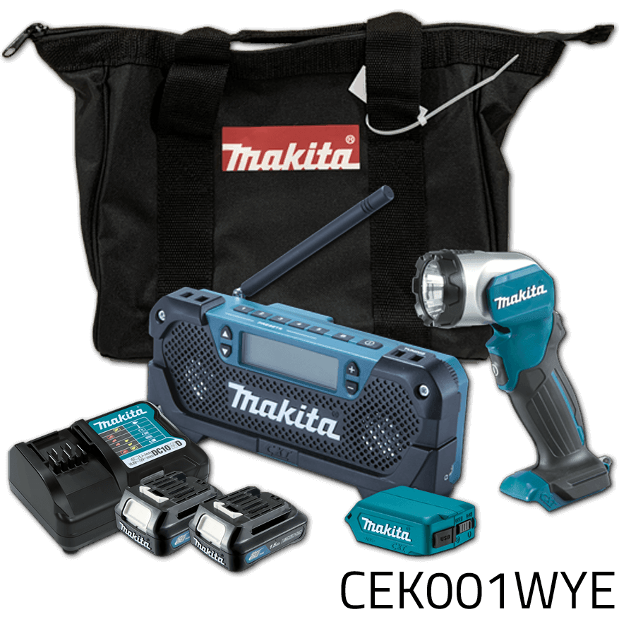 Makita CEK001WYE 12V Cordless Emergency Kit (CXT) [Bare] | Makita by KHM Megatools Corp. Main image