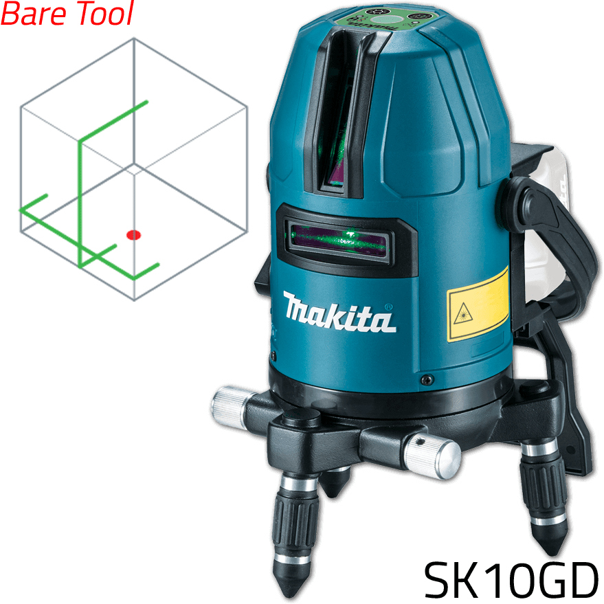 Makita SK10GD 12V Cordless Line Laser Level CXT (Green Laser) [Bare] | Makita by KHM Megatools Corp. Main image
