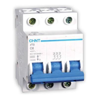 Chint EBG 3 Pole 6KA 400VAC Miniature Circuit Breaker (3 Modules) | Chint by KHM Megatools Corp. Main image