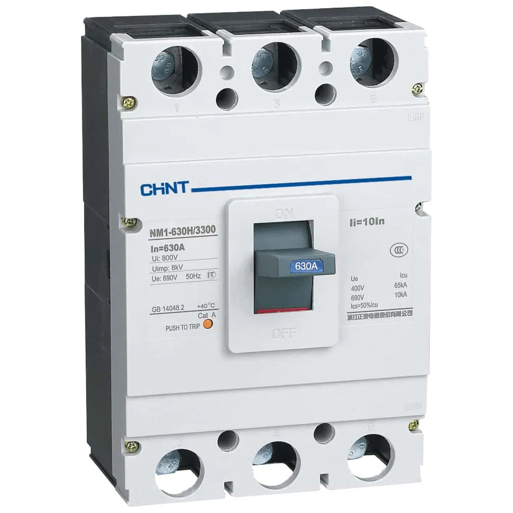 Chint NM1-630H Moulded Case Circuit Breaker (Type H-3 Pole MCCB) | Chint by KHM Megatools Corp. Main image
