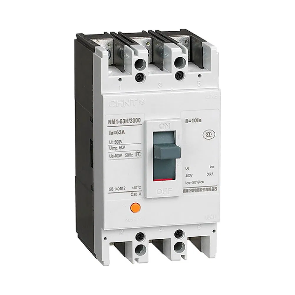 Chint NM1-63H/3300 Moulded Case Circuit Breaker (Type H-3 Pole MCCB) | Chint by KHM Megatools Corp. Main image