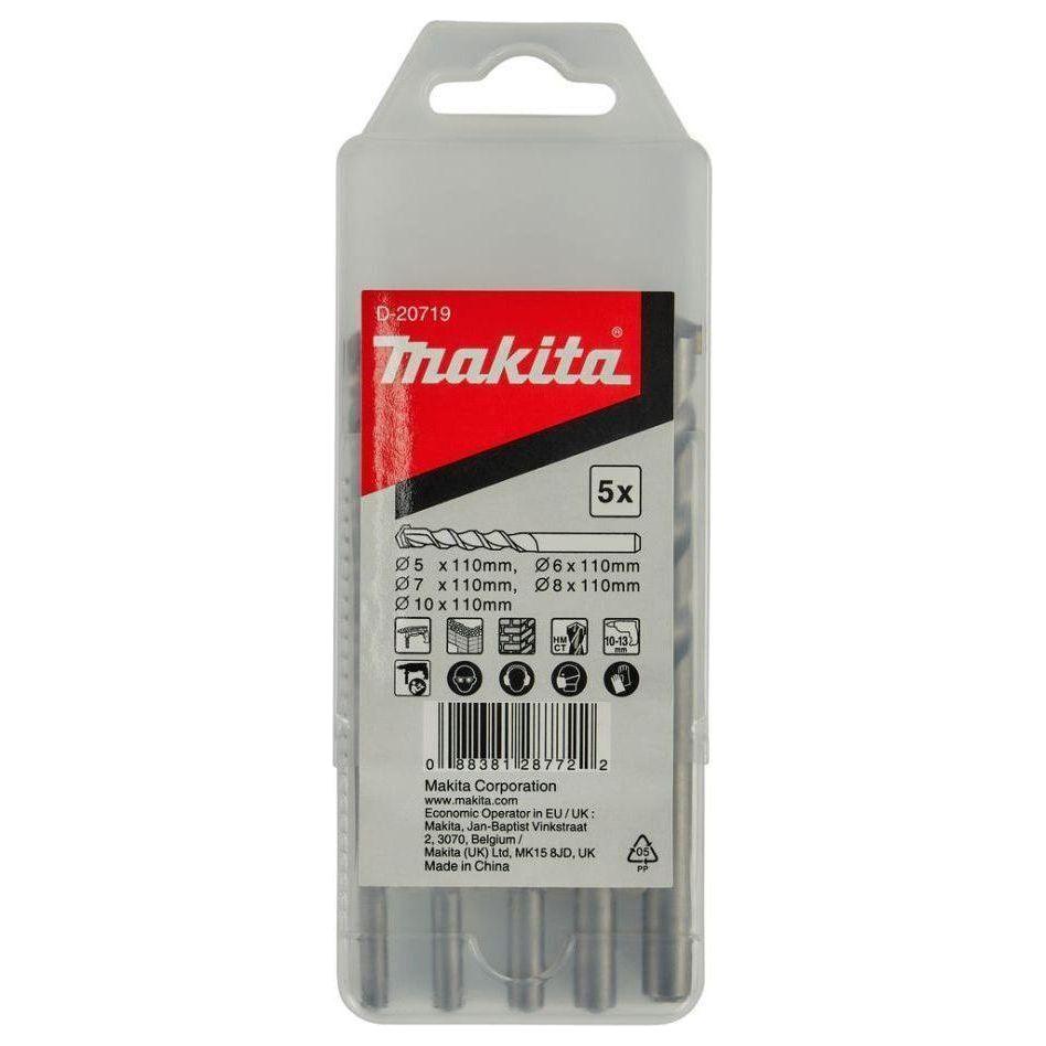Makita D-20719 TCT Masonry / Concrete Drill Bit Set (5pcs) - KHM Megatools Corp. Main image