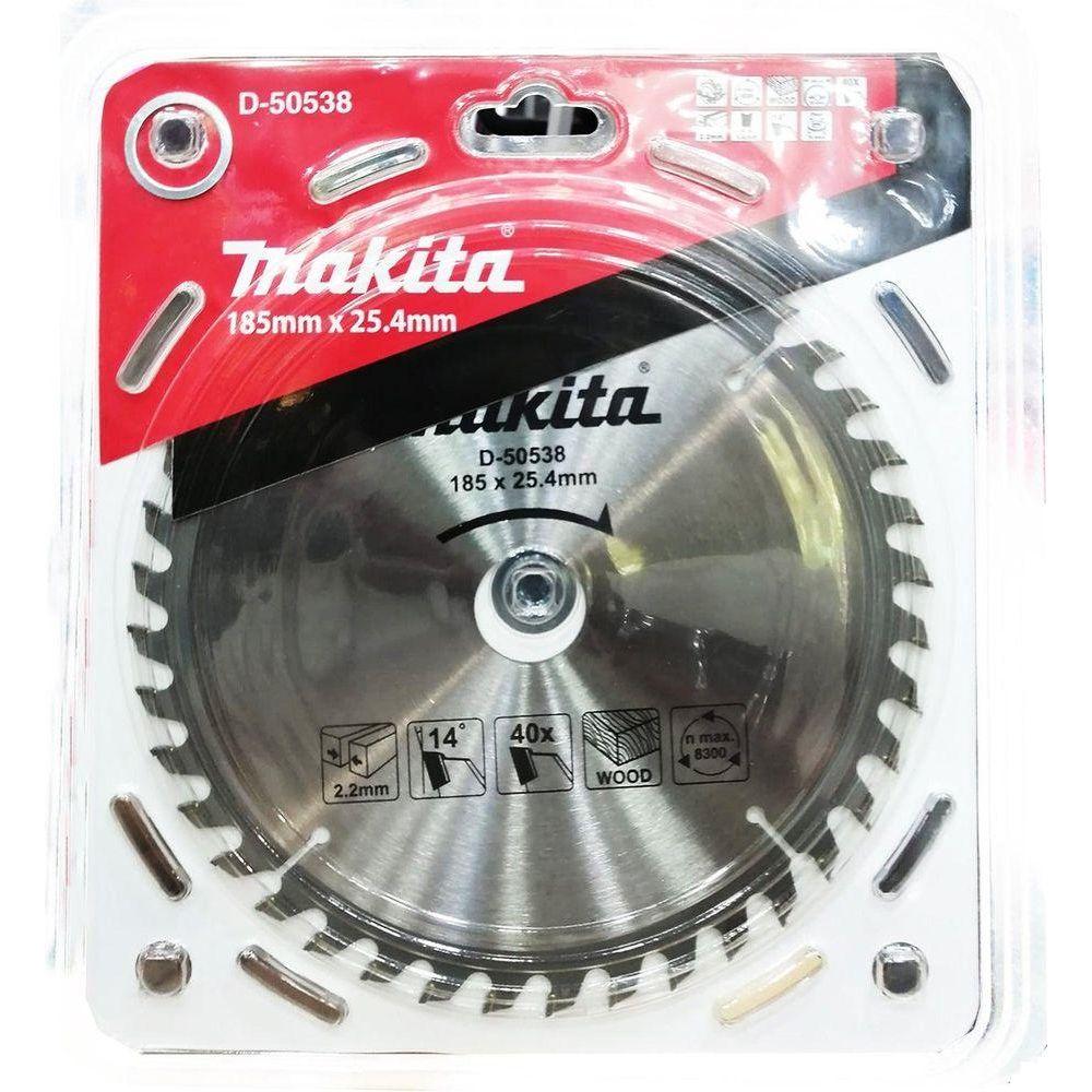 Makita D-50538 Circular Saw Blade 7-1/4" x 40T for Wood - KHM Megatools Corp. Main image