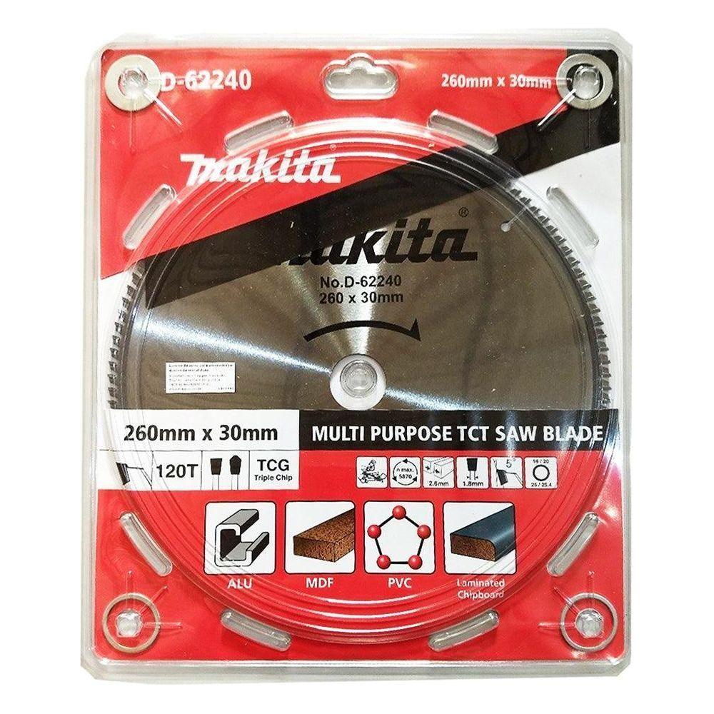 Makita D-62240 Circular Saw Blade 10" x 120T (Multi Purpose) - KHM Megatools Corp. Main image