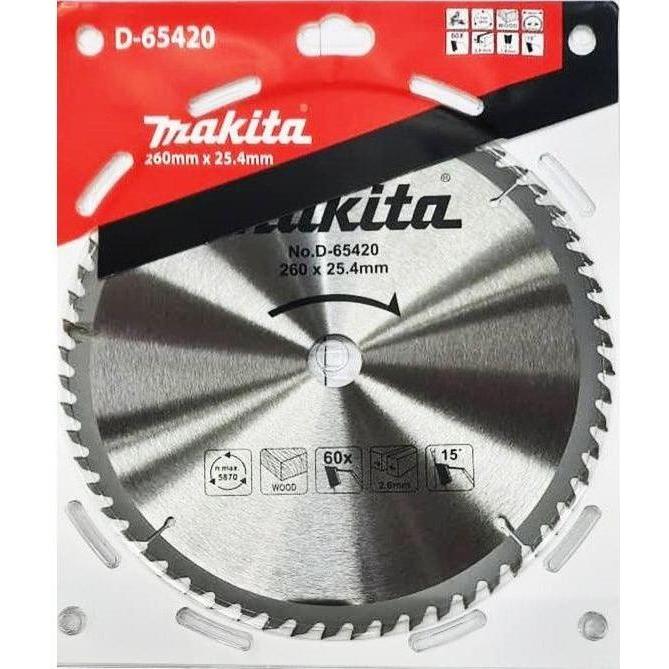 Makita D-65420 Circular Saw Blade 10" x 60T for Wood - KHM Megatools Corp. Main image
