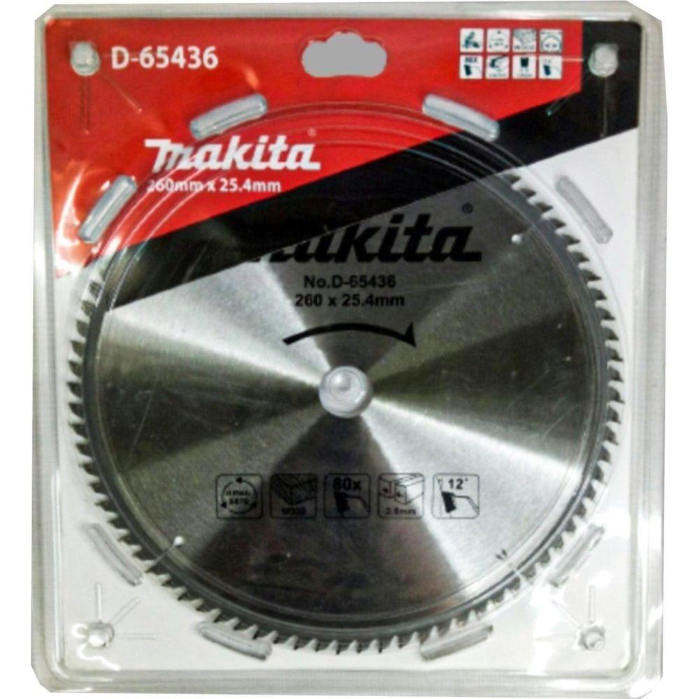 Makita D-65436 Circular Saw Blade 10" x 80T for Wood - KHM Megatools Corp. Main image