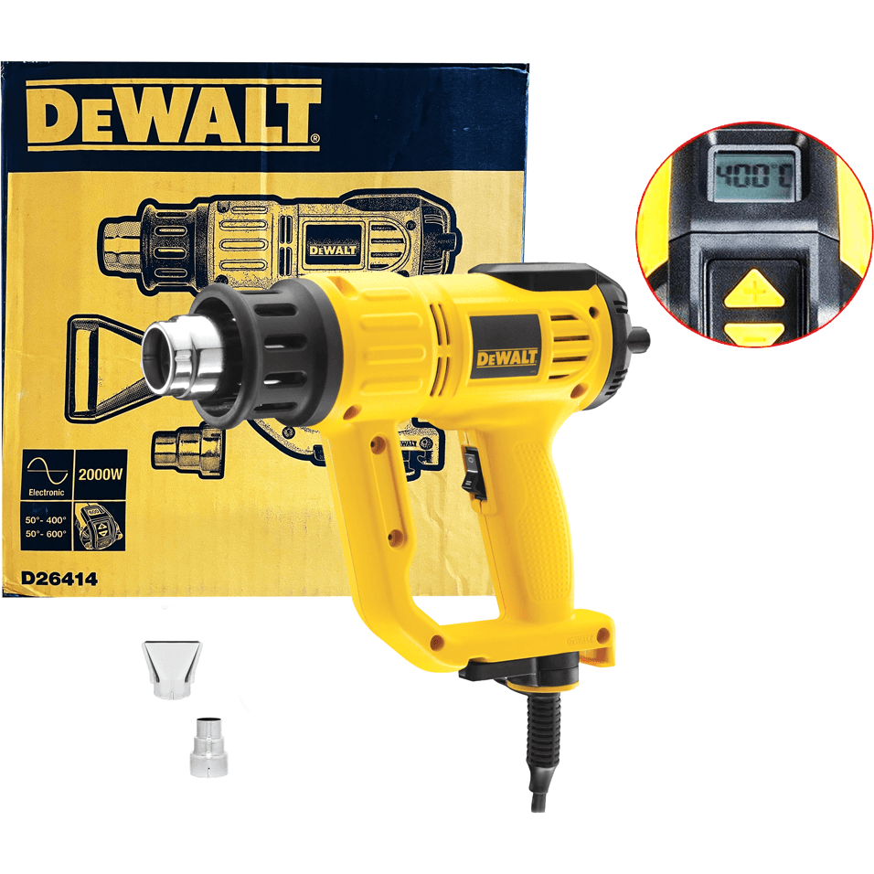 Dewalt D26414 Hot Air Gun / Heat Gun 2000W (With Heat Control) - KHM Megatools Corp. Main image