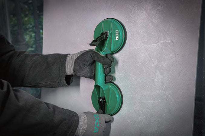 DCA A21C0102 Double Glass Sucker / Tile Lifter Suction Cup 80KG Secondary image