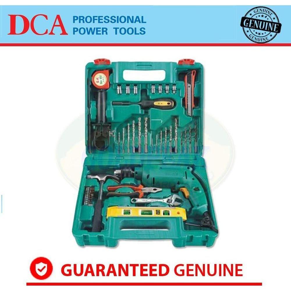 DCA AZJ04-13 Hammer Drill with Hand Tools Set 13mm 500W Secondary image