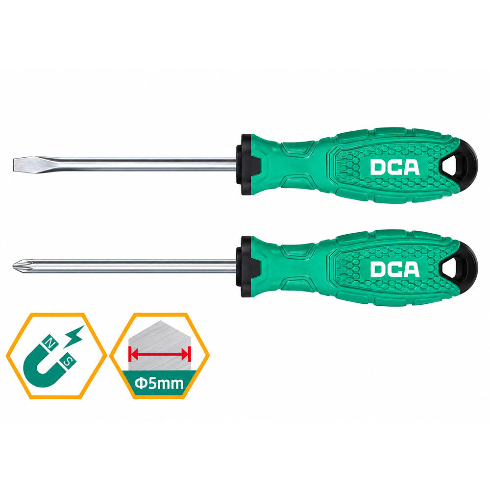 DCA A09A0602 Screwdriver Set 2Pcs 125MM