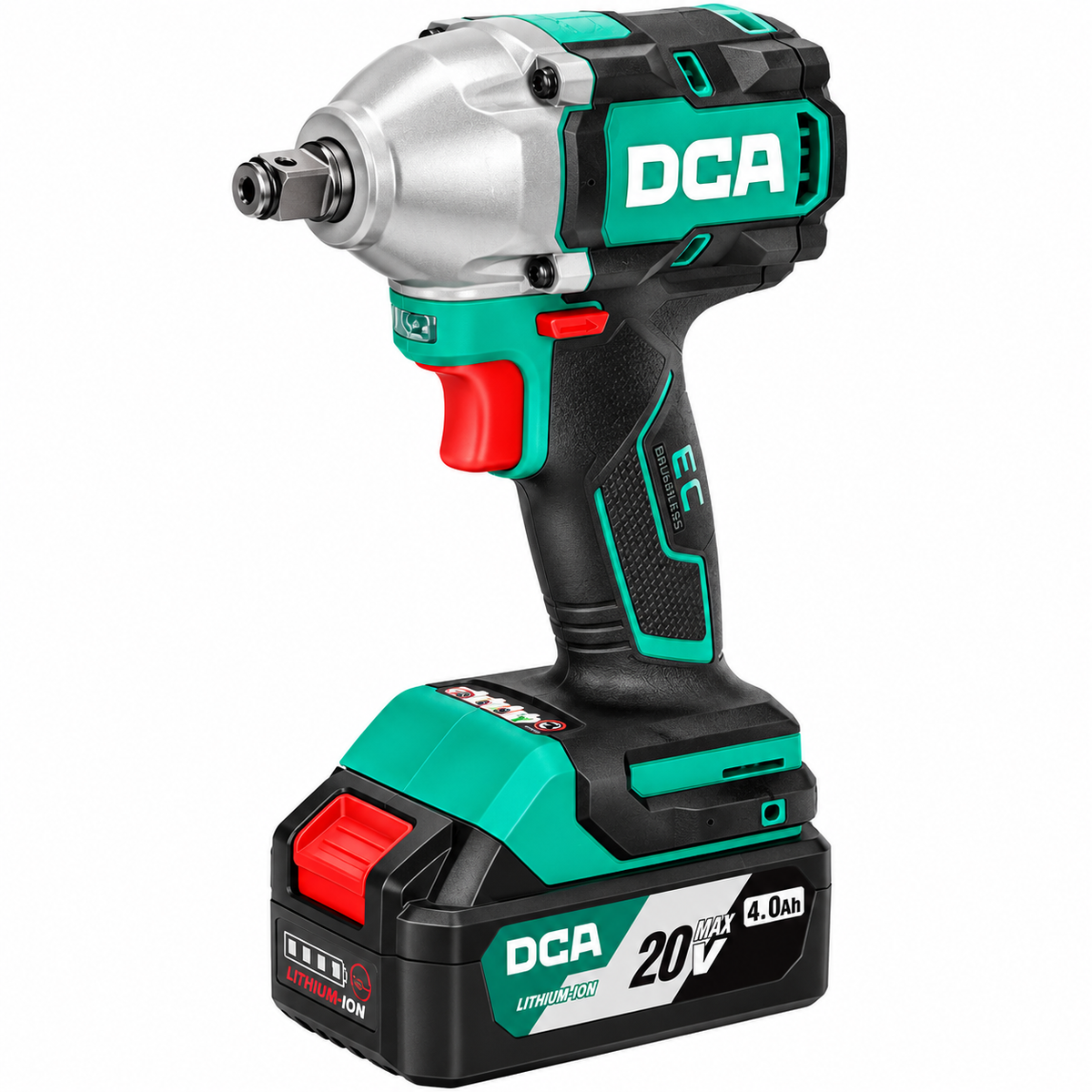 DCA ADPB318-EDM 20V Cordless Brushless Impact Wrench 1/2" Dr. [Kit] Main image