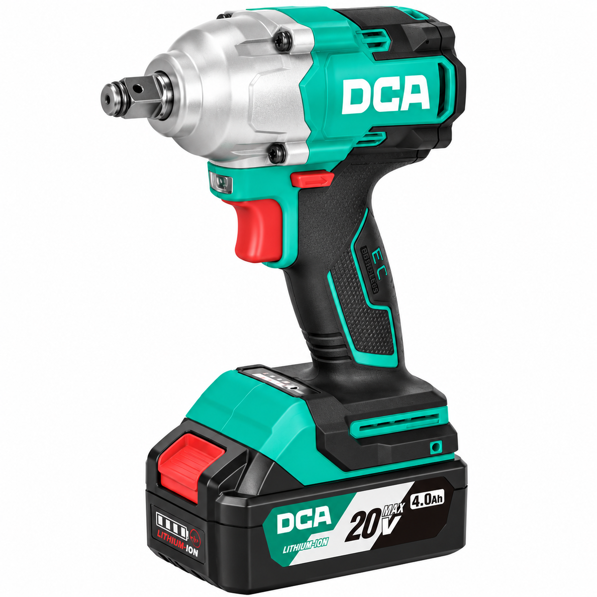 DCA ADPB520-EM 20V Cordless Brushless Impact Wrench 1/2" Dr. 520Nm [Kit]
