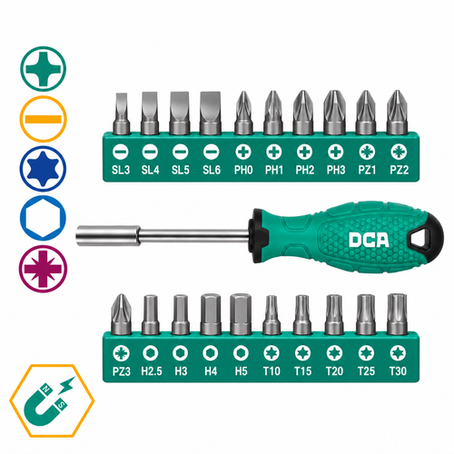 DCA A09R0105 Screwdriver Bits Set 21Pcs