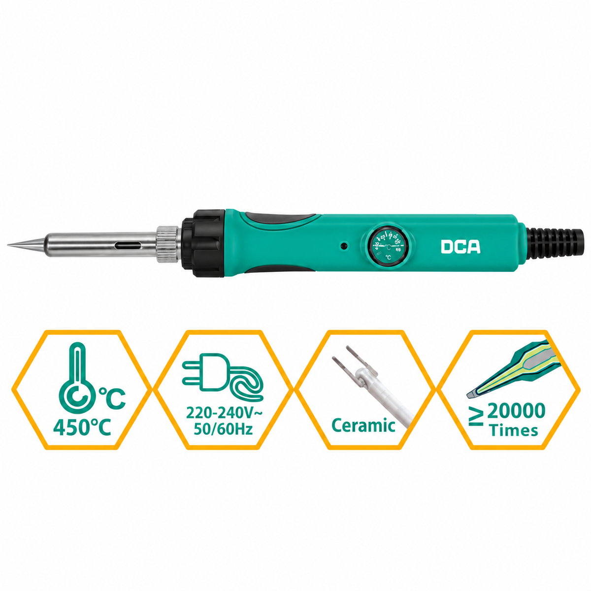 DCA A16A020 Electric Soldering Iron w/ Knob