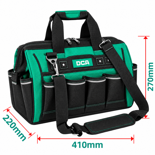 DCA A17A0601 Tool Duffle Bag 16 Pockets 16"