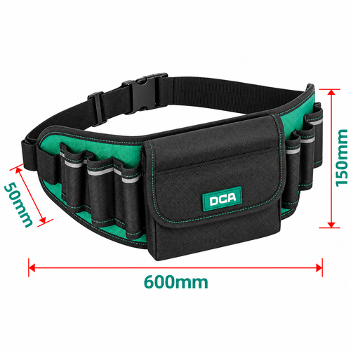 DCA A17A0302 Tool Belt Bag with 7 Pockets