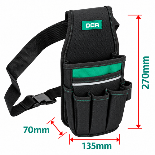 DCA A17A0301 Tool Bag with 7 Pockets
