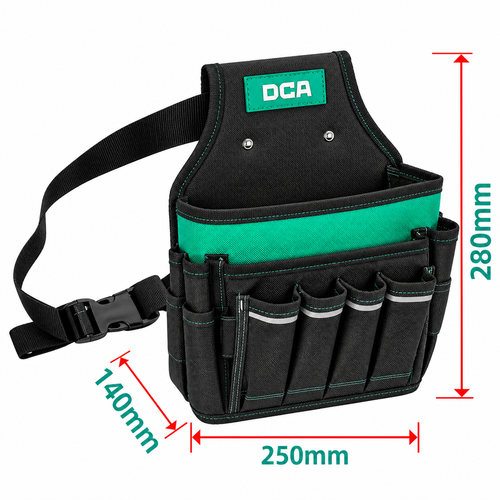 DCA A17A0303 Tool Holster Bag 10 Pockets
