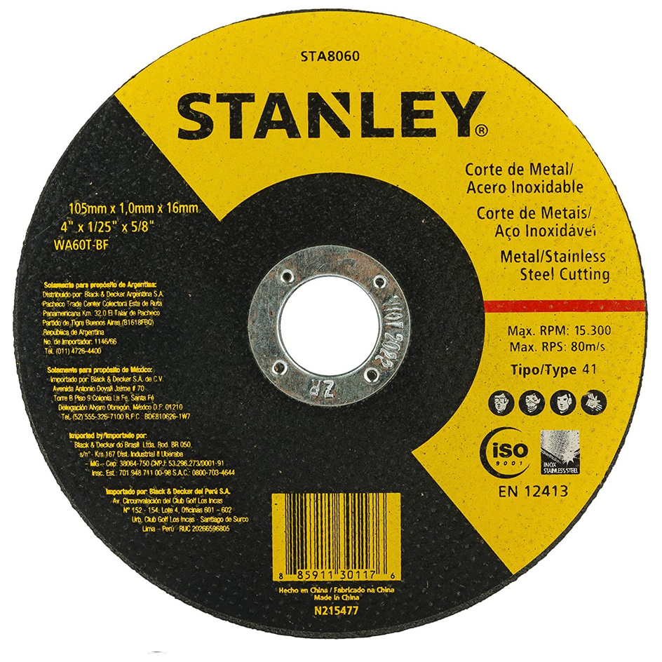Stanley STA8060B50 Cutting Disc T41 4" | Stanley by KHM Megatools Corp. Main image