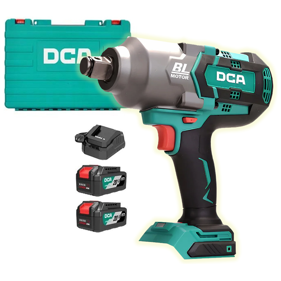 DCA ADPB998-FK 20V Cordless Brushless Impact Wrench 3/4" Drive 5.0Ah | DCA by KHM Megatools Corp. Main image