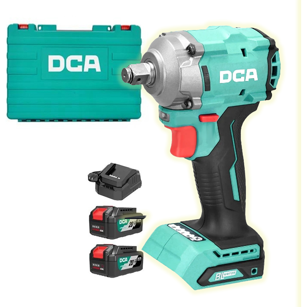 DCA ADPB35-EM 20V Cordless Brushless Impact Wrench 1/2" Drive 4.0Ah | DCA by KHM Megatools Corp. Main image