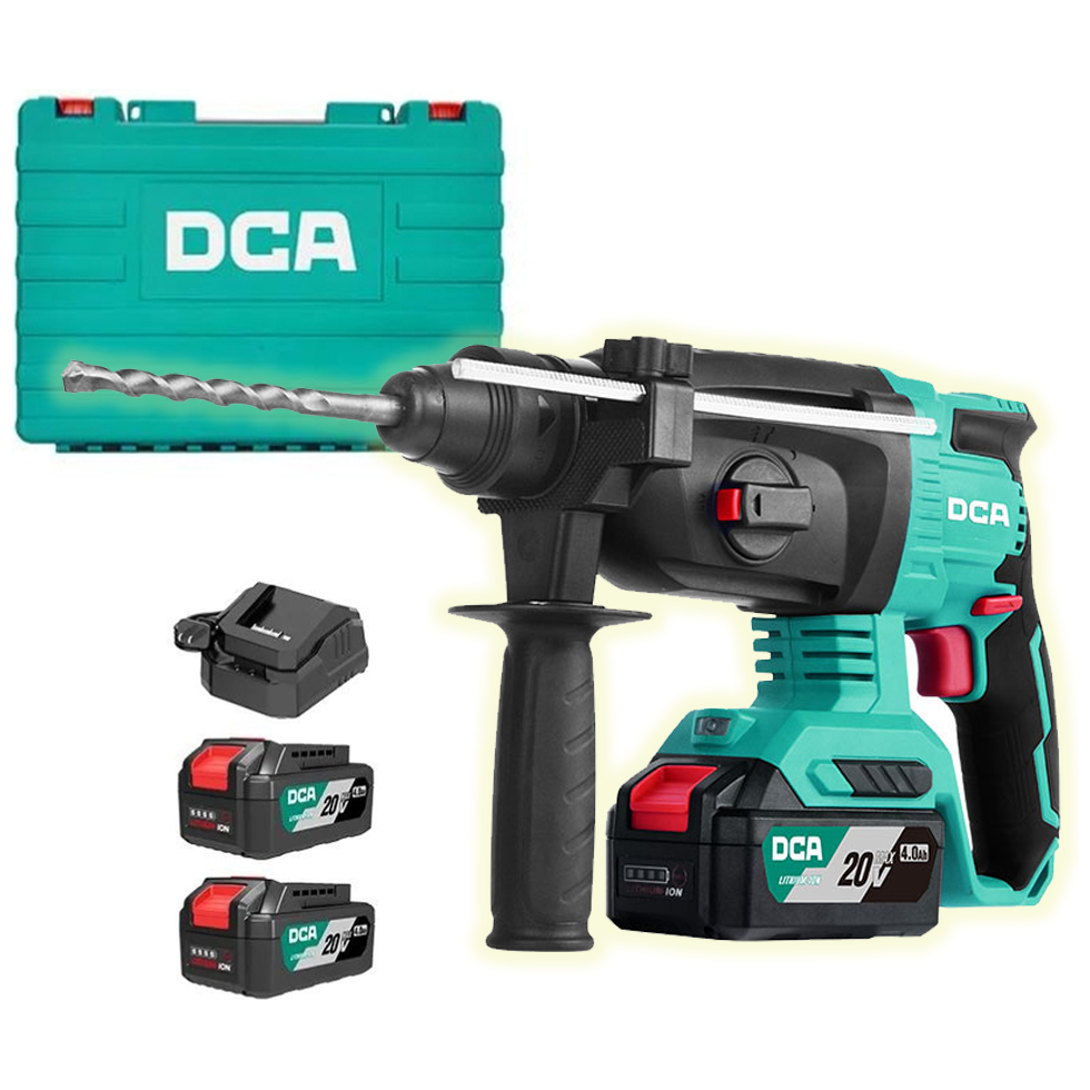 DCA ADZC02-26 EM Cordless Brushless Rotary Hammer 600W 20V 4.0Ah | DCA by KHM Megatools Corp. Main image