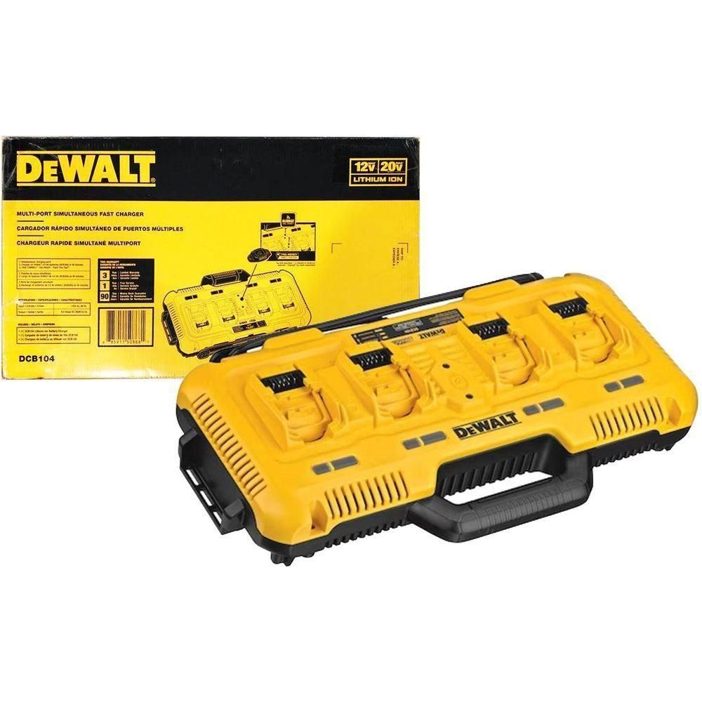 Dewalt DCB104 20V (18V) XR 4-Port Rapid Battery Charger - KHM Megatools Corp. Main image
