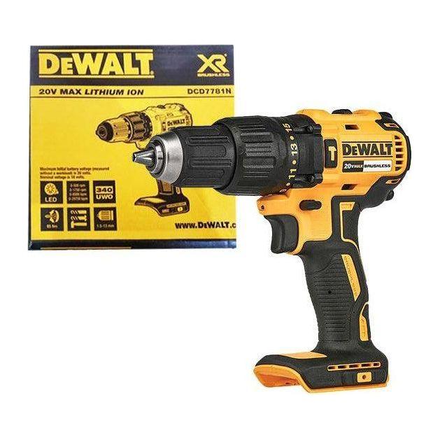 Dewalt DCD7781N 20V Cordless Hammer Drill 13mm (Bare) - KHM Megatools Corp. Main image