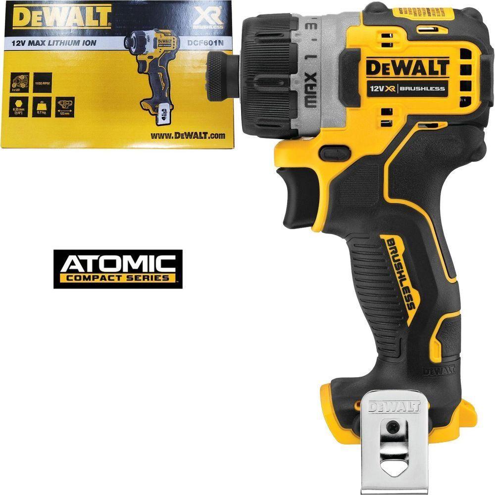 Dewalt DCF601N 12V Cordless Screwdriver 1/4 8Nm (Atomic) [Bare] - KHM Megatools Corp. Main image