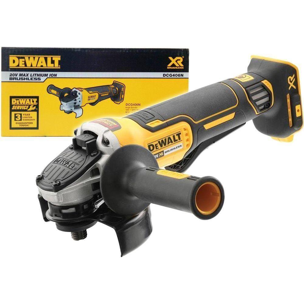 Dewalt DCG406N 20V Cordless Angle Grinder 4" (Bare) [Paddle Switch] - KHM Megatools Corp. Main image