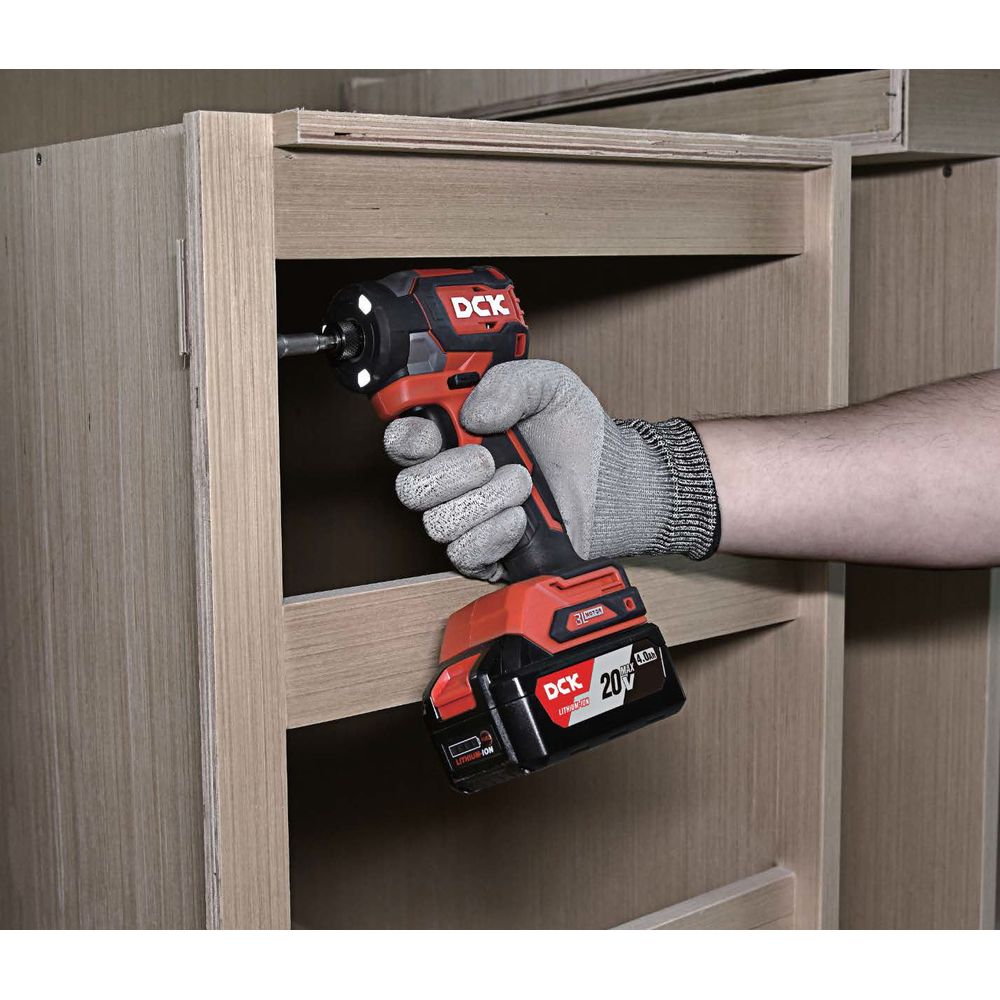 DCK KDPL208 (Type EM) Cordless Brushless Impact Driver 20V (Kit) Secondary image