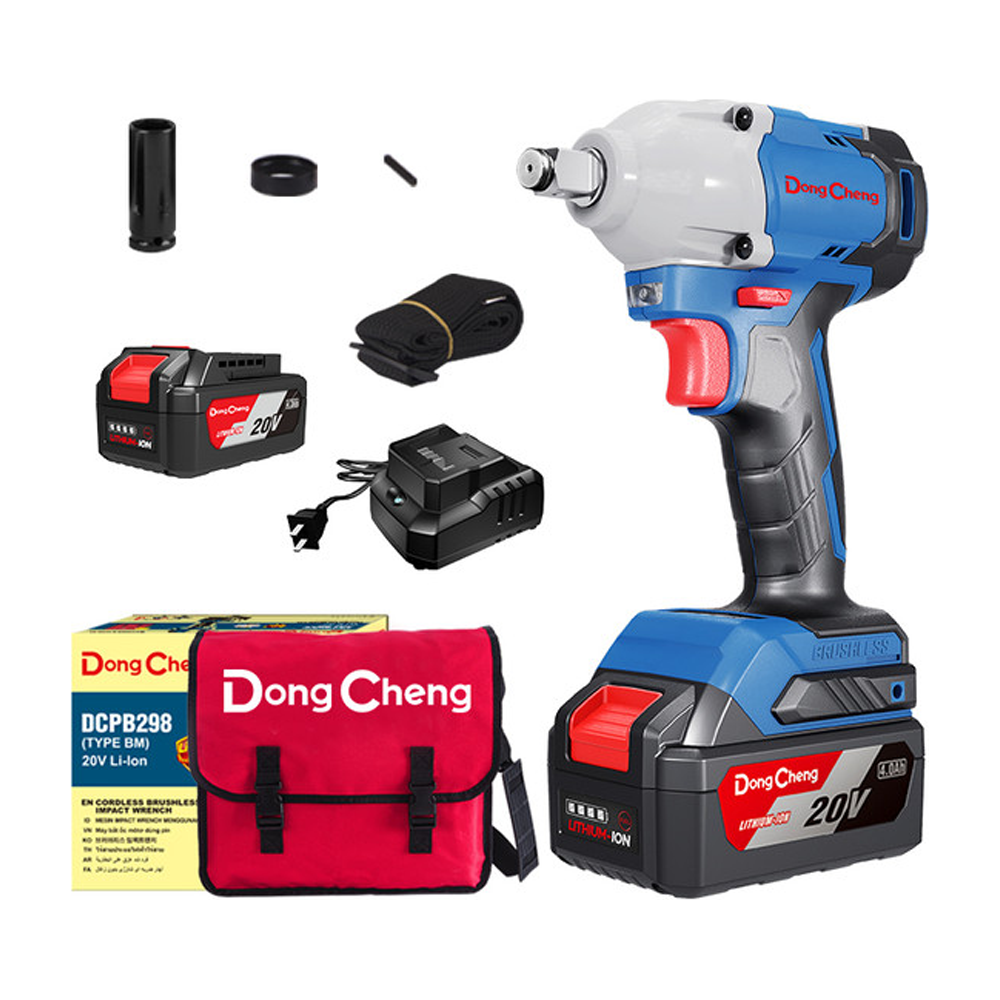 Dong Cheng DCPB298BM Cordless BL Impact Wrench 20V 4.0AH Secondary image