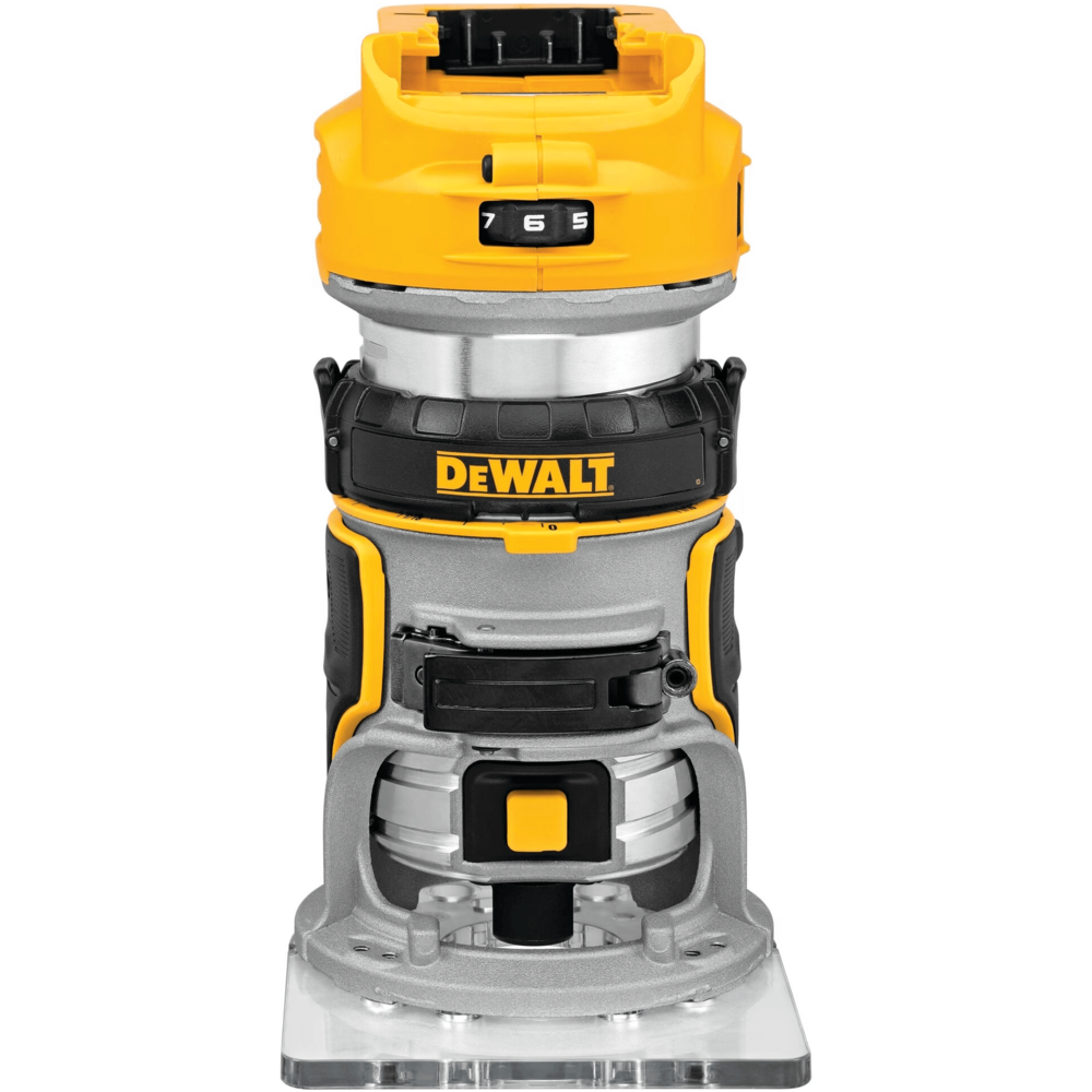 Dewalt DCW600N 18V (20V) Cordless Brushless Palm Router / Trimmer 1/4" (Bare) Secondary image