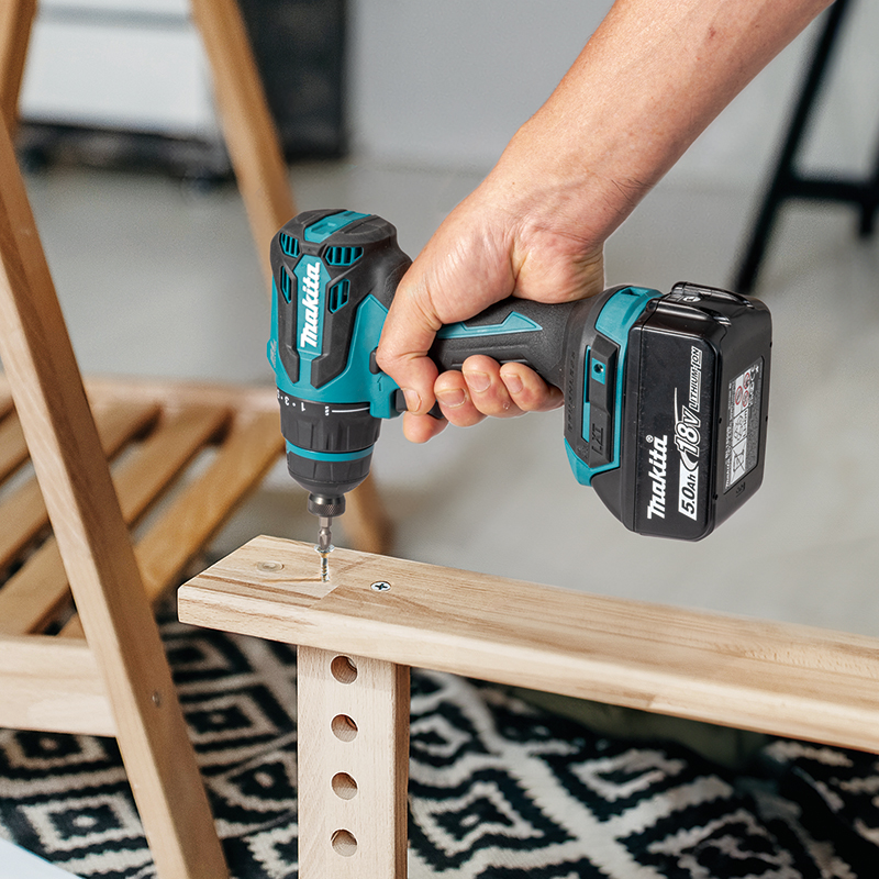 Makita DDF491ZJ01 18V Brushless Cordless Drill / Driver 5in1 Multi Head 13MM (LXT-Series) [Kit]