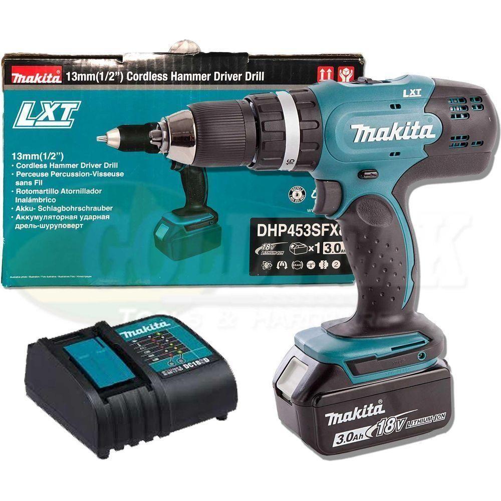 Makita DHP453SFX8 18V Cordless Hammer Drill (LXT-Series) - Goldpeak Tools PH Makita Main image