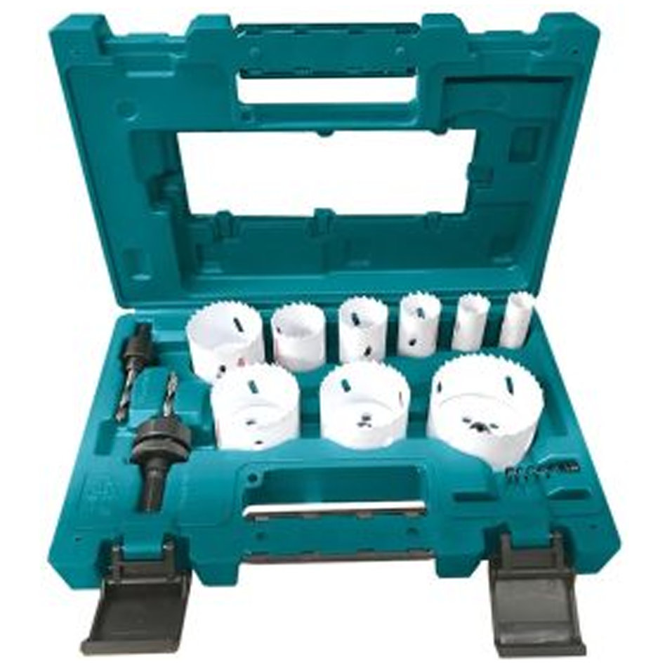 Makita D-63987 Bi-Metal Hole Saw Drill Bit Electrician Tool Set 12Pcs | Makita by KHM Megatools Corp. Main image