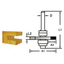 Makita TCT Slotted Cutter Router Bit | Makita by KHM Megatools Corp.