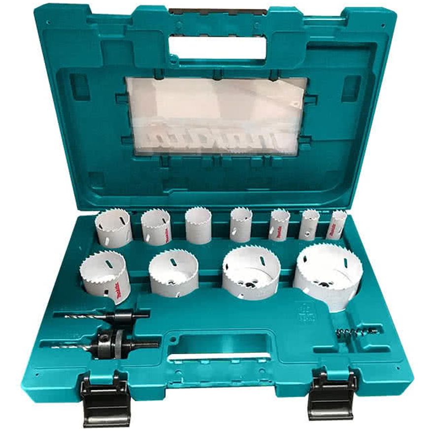 Makita D-63971 Bi-Metal Hole Saw Drill Bit Plumber Tool Set 14Pcs | Makita by KHM Megatools Corp. Main image