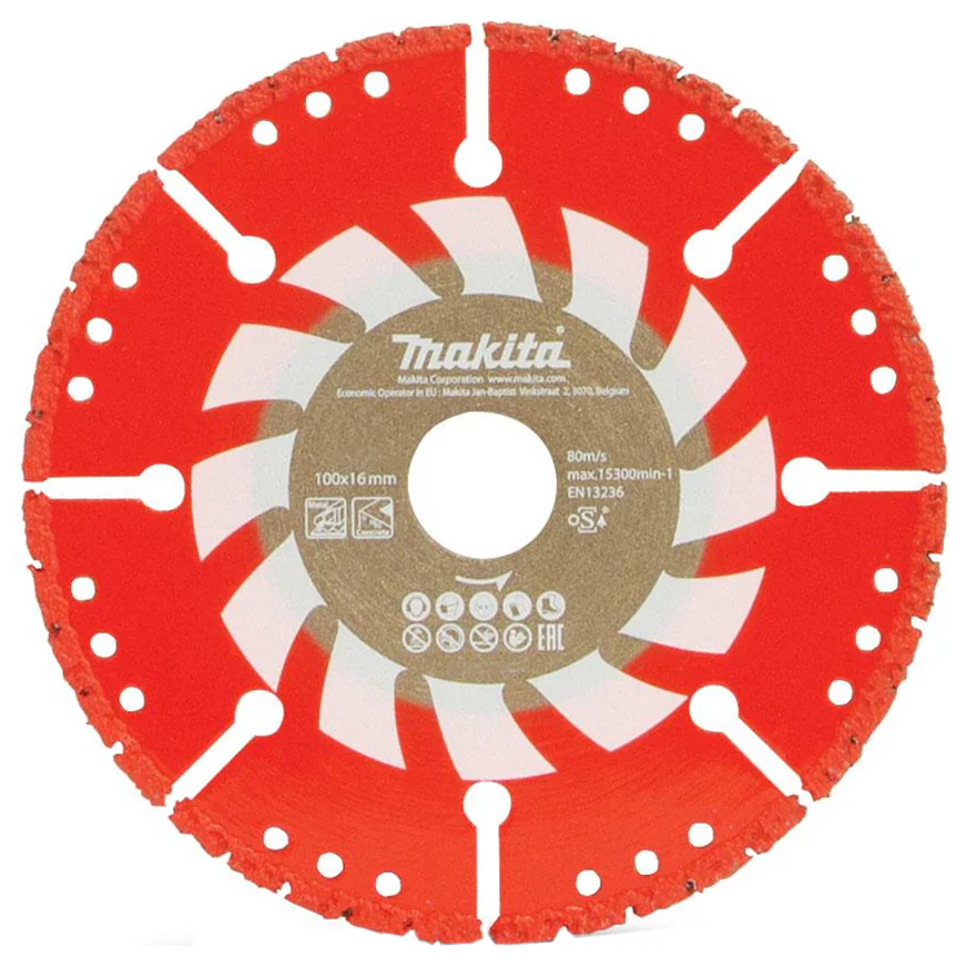 Makita Diamond Cutting Disc/Wheel Rescue Vacuum Brazed Segmented | Makita by KHM Megatools Corp. Main image
