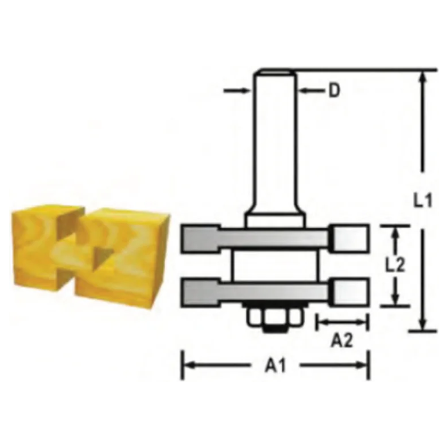 Makita TCT Board Jointing Router Bit | Makita by KHM Megatools Corp. Main image