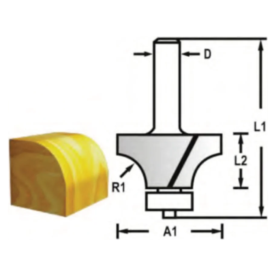 Makita TCT Rounding Router Bit | Makita by KHM Megatools Corp. Main image