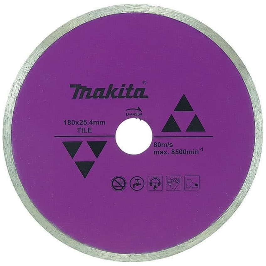Makita  D-44264 Diamond Cutting Disc Continuous Rim 7" (Wet) | Makita by KHM Megatools Corp. Main image
