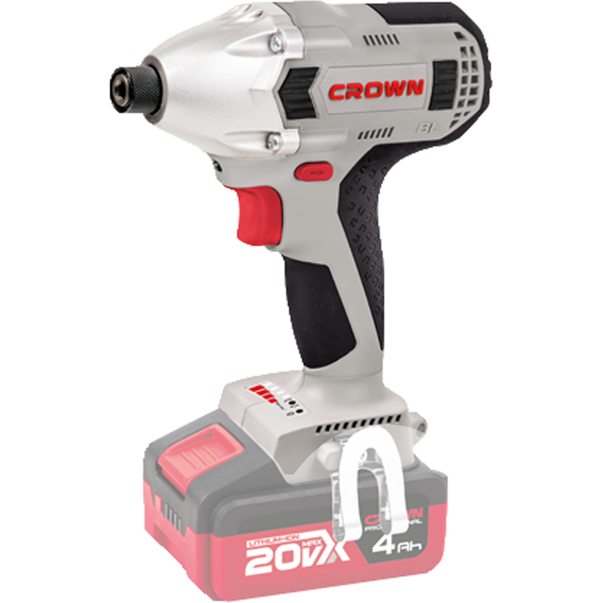 Crown CT22021HX Li-Ion Impact Screwdriver 20V | Crown by KHM Megatools Corp. Main image