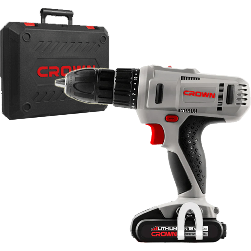 Crown CT21056L-1.5 Li-Ion Cordless Drill 18V | Crown by KHM Megatools Corp. Main image
