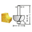 Makita TCT Cove Router Bit | Makita by KHM Megatools Corp.