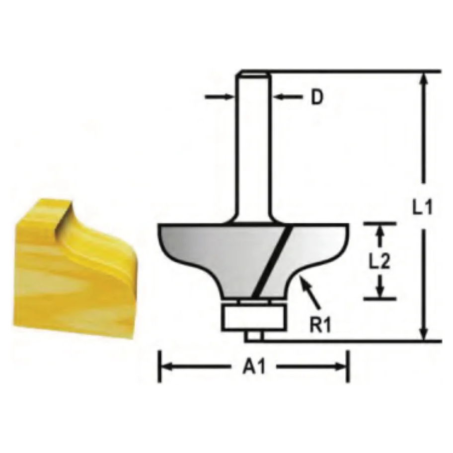 Makita TCT Ogee Router Bit | Makita by KHM Megatools Corp. Main image