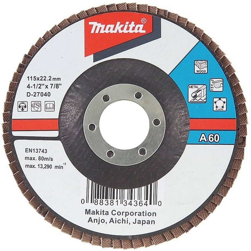 Makita D-26995 Aluminum Oxide Flap Disc (Industrial) 4" | Makita by KHM Megatools Corp. Main image