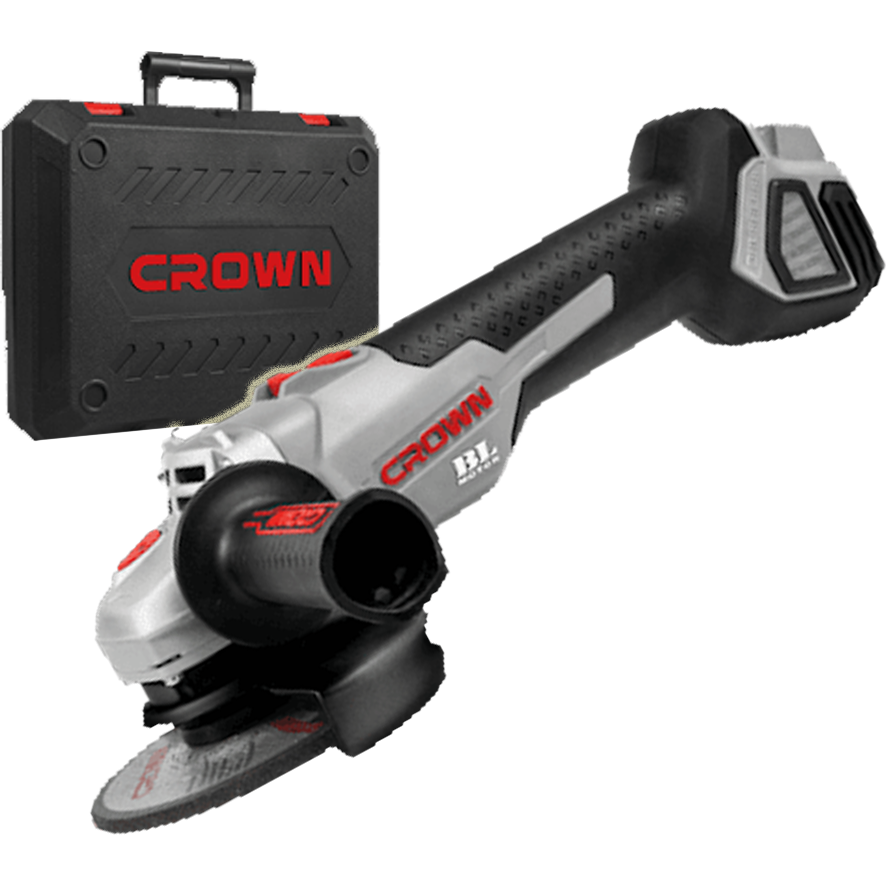 Crown CT23001-115HX-4 Cordless Angle Grinder 20V | Crown by KHM Megatools Corp. Main image