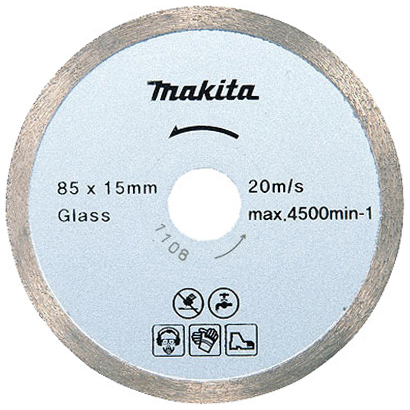 Makita B-21082 Diamond Cutting Disc Continuous Rim 3" (Wet) | Makita by KHM Megatools Corp. Main image