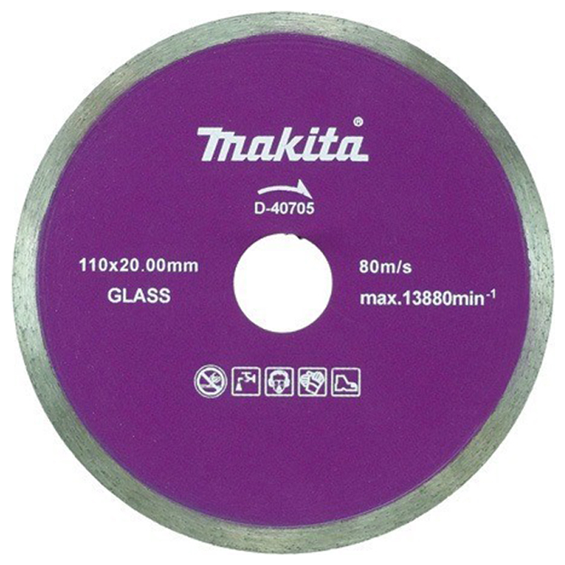 Makita D-40705 Diamond Cutting Disc Continuous Rim 4" (Wet) | Makita by KHM Megatools Corp. Main image